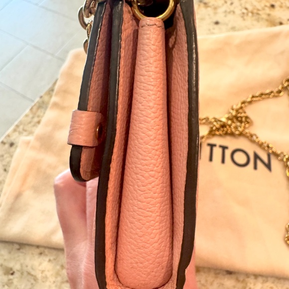 Louis Vuitton Monogram Empreinte Vavin wallet on chain - pink crossbody - Picture 5 of 10